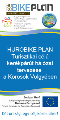 Hurobike Plan Turisztikai célú kerékpárút hálózat tervezése a Körösök Völgyében
